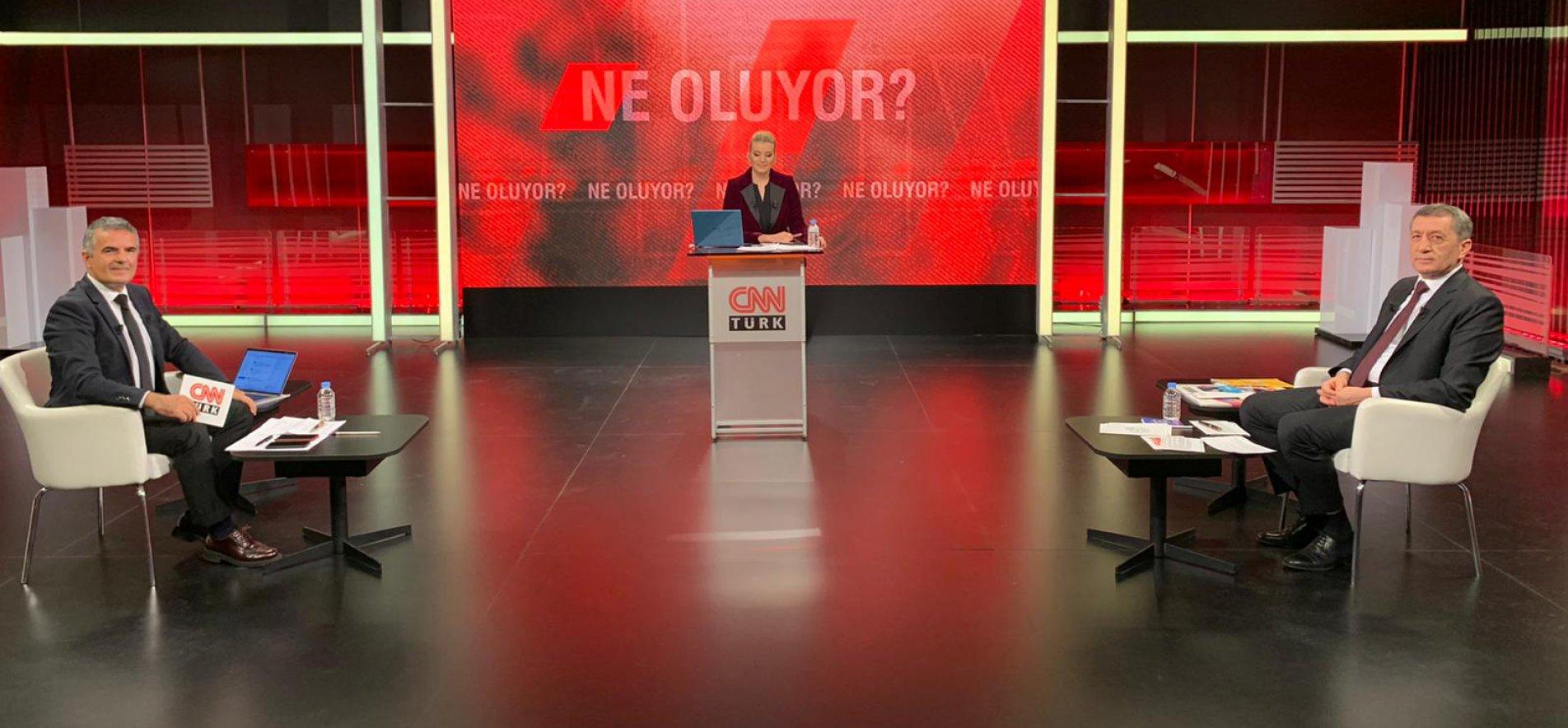 MINISTER SELÇUK ANSWERED QUESTIONS DURING LIVE TV PROGRAM